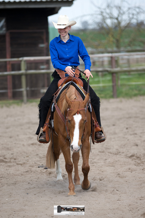 Miss Ada Power und Isabell Marr Ranch Riding
